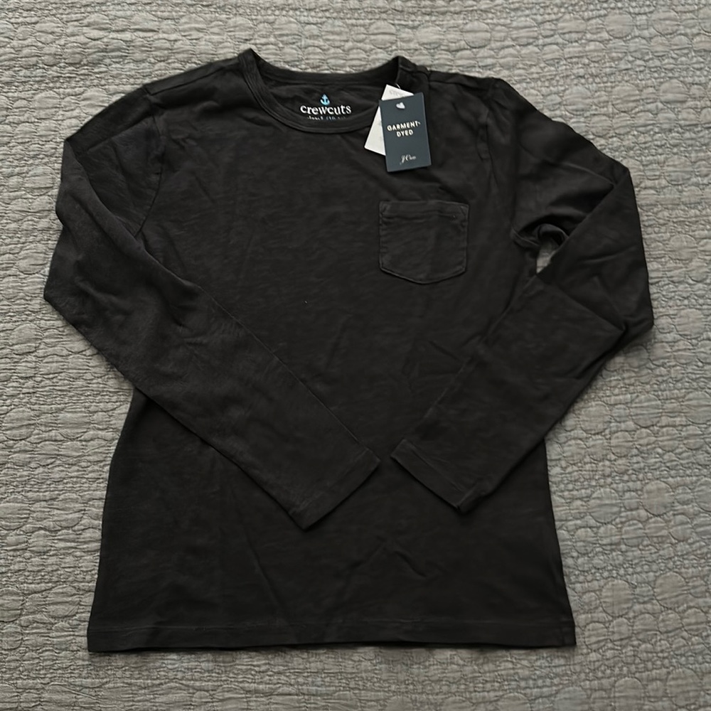 Brand new J Crew Crewcuts black long sleeve large